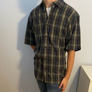 Arrow Blue Jean Company Plaid Short Sleeve Shirt